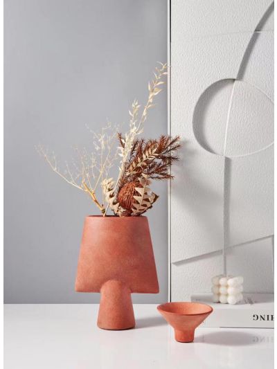 FLOWER VASE NHTC2699-OR 12*12*7