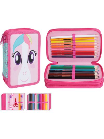 PENCIL CASE 22X8X8CM UNICORN