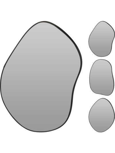 MIRROR 47X35X1,5CM BLACK SIZE 3