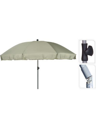 BEACH UMBRELLA DIA 250CM GREY