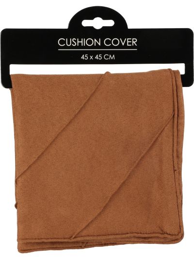 CUSHION COVER SUEDE 45X45CM GREEN
