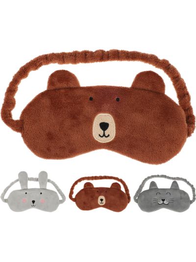 SLEEPINGMASK 20X10CM BROWN