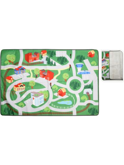 CARPET W PRINT OF CITY TO PLAY