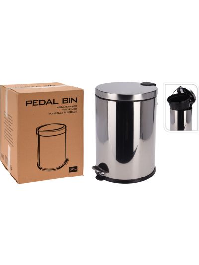 PEDAL BIN 30 LITER/1015OZ