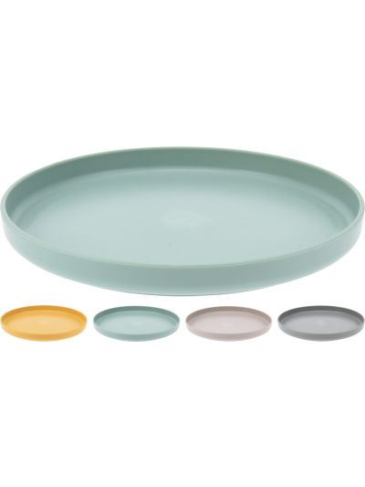 PLATE RECYCLED PP, 50 PERCENT BEIGE