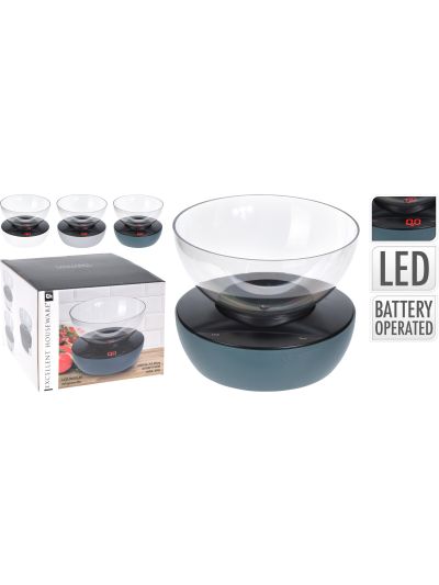 KITCHEN SCALE WITH BOWL