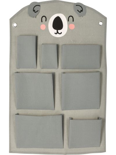 WALL ORGANIZER 7 POCKETS GREY 