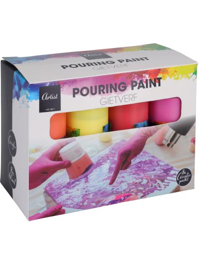 POURING PAINT 8 COLOR ACRYL