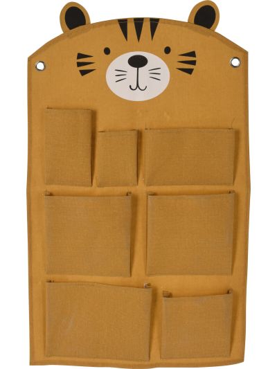WALL ORGANIZER 7 POCKETS BROWN