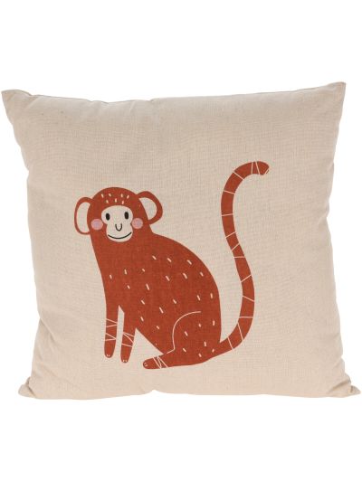 CUSHION 40X40CM SAFARI MONKEY