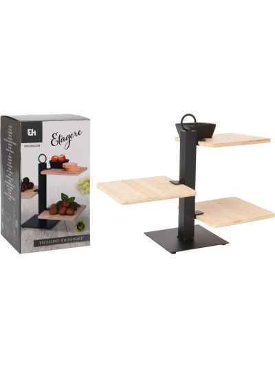 FOOD STAND METAL 4 TIERS