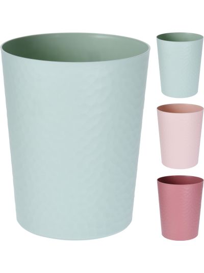 DUSTBIN PP DIA 195MM PINK