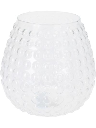 VASE CLEAR GLASS 190XH200MM