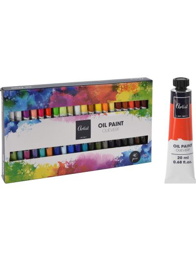 OIL PAINT 20ML SET 40PCS