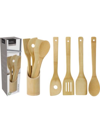 KITCHEN UTENSILS BAMBOO   (F1)