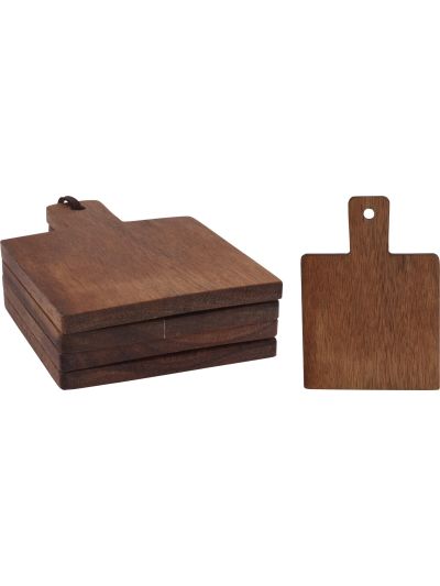 COASTER ACACIA 4PCS       (F1)