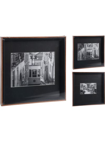 PHOTO FRAME PS BLACK 23X32CM