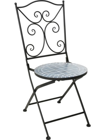 BISTRO CHAIR 38X38XH90CM BLUE