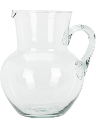 PITCHER GLASS RECYCLED 2.4LTR