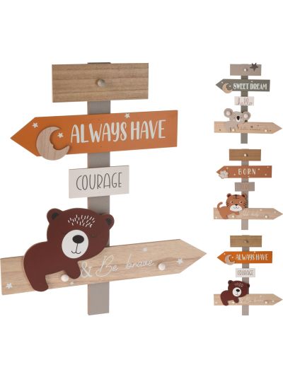 COAT RACK FOR KIDS MDF D.BROWN