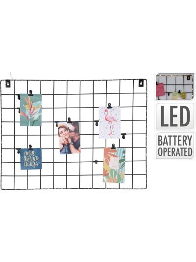 WALL RACK FOR PICTURES W LED - HZ3000020