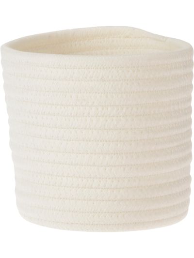 BASKET COTTON 13X13CM WHITE