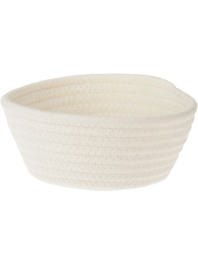 BASKET COTTON 18XH8CM WHITE