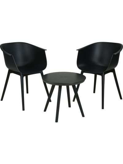 GARDEN FURNATURE SET PP BLACK - LE6000040