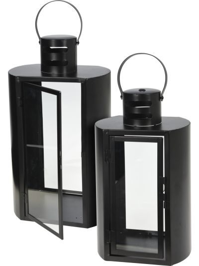 LANTERN BLACK SET OF 2PCS - NB1720720