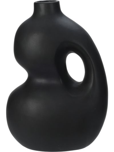 VASE BLACK 16.5X10.4X23.8CM - NB1910310