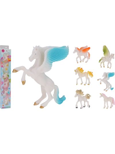 PEGASUS PONY PLAY SET 6PCS