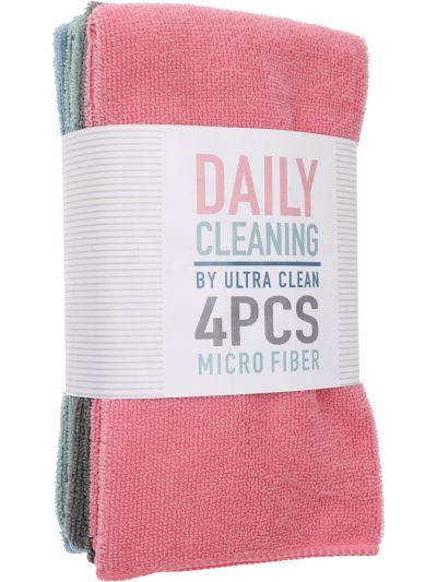 MICROFIBER CLOTH SET OF 4PCS