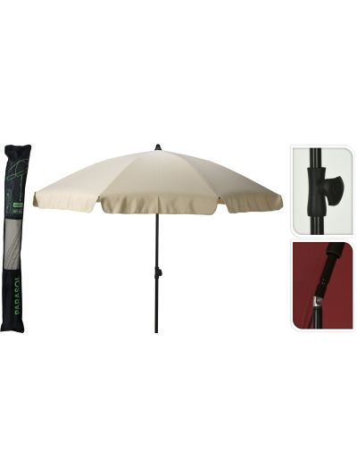 GARDEN UMBRELLA 200CM CREME - X11000500