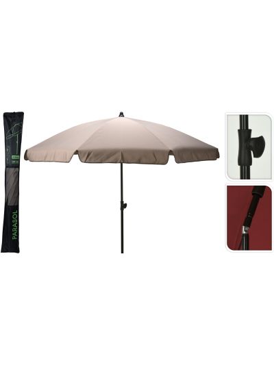 GARDEN UMBRELLA 200CM TAUPE - X11000510