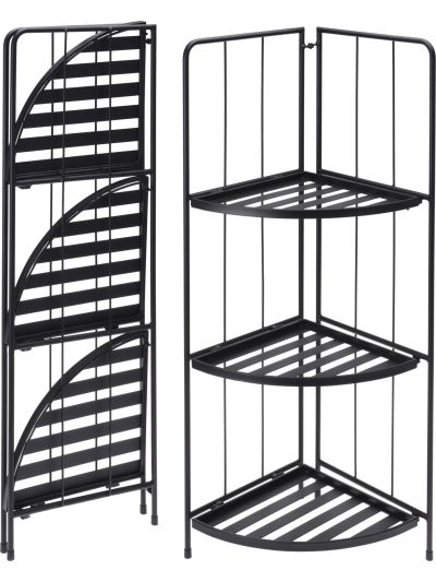 PLANT RACK 3 TIER CORNER H90CM