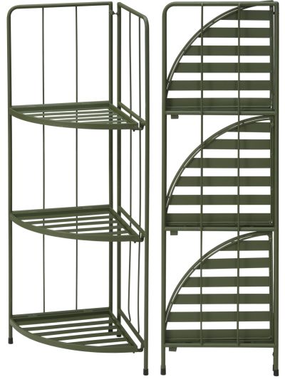 PLANT RACK 3 TIER CORNER H90CM