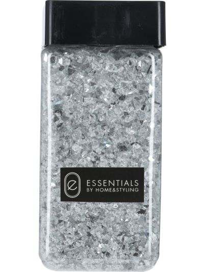 STONE DECO GLASS 550ML SILVER