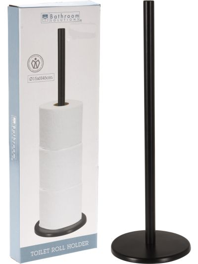 TOILET ROLL HOLDER MATT BLACK