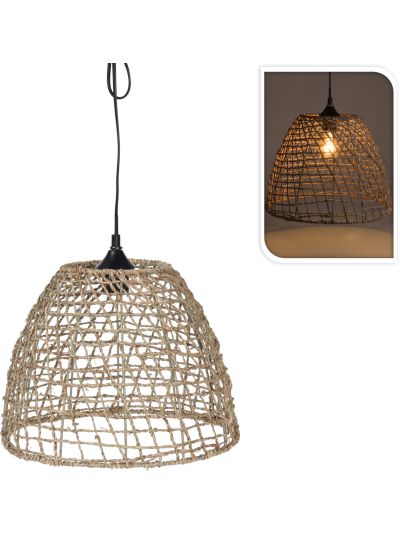 HANGING LAMP SEAGRASS 35X29CM - HZ1960520