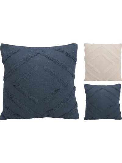 CUSHION 45X45CM BLUE