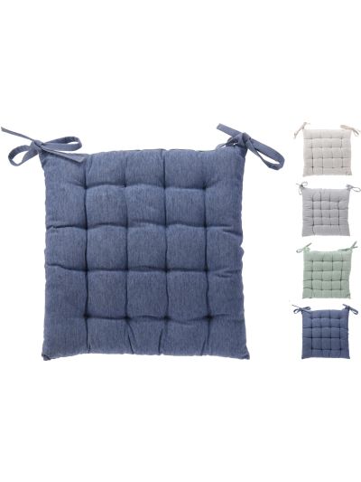CHAIR PAD 40X40CM D.GREY