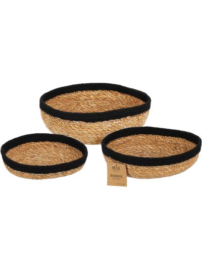 BASKET SET SEAGRASS SET 3PCS