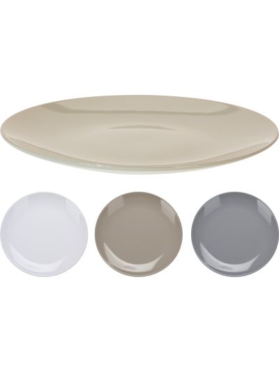 PLATE DESSERT DIA 22CM 3ASS