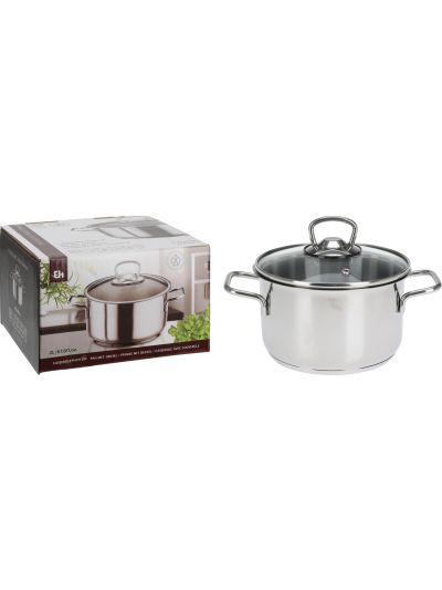 CASSEROLE WITH LID STAINLESS S