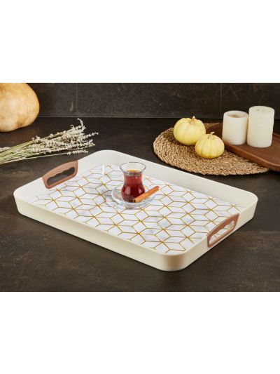 Rectangle Patterned Tray, KUMSAL (VP-175 )