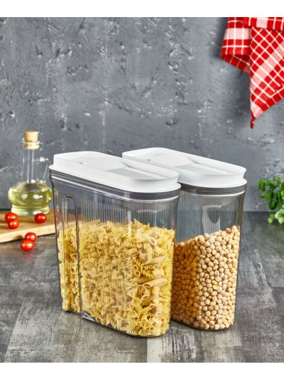 Storage Container, Transparent-Smoked 2*4 L (VP-298 )