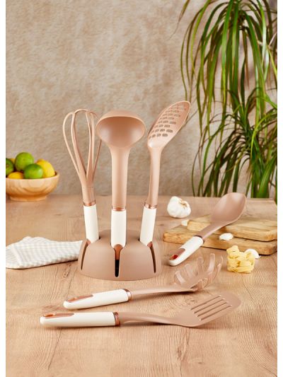 Service Set with Stand, Copper 6-Piece (VP-307 )