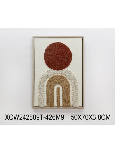 Vegas A Framed Canvas with 3D Objects 80X120X3.8CM (XCC242638A)