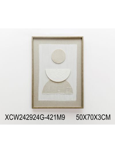 Chanel E Framed Canvas with 3D Objects 60X90X3.5CM (XCC242669A)