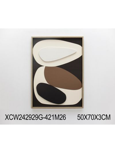 Paris A Framed Canvas with 3D Objects 100X100X3.5CM (XCC242693A)